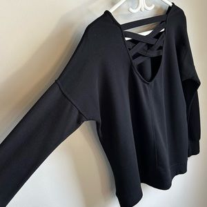 2/$40👟ACX Active Crisscross Back Drop Sweatshirt L (L-XL FIT)